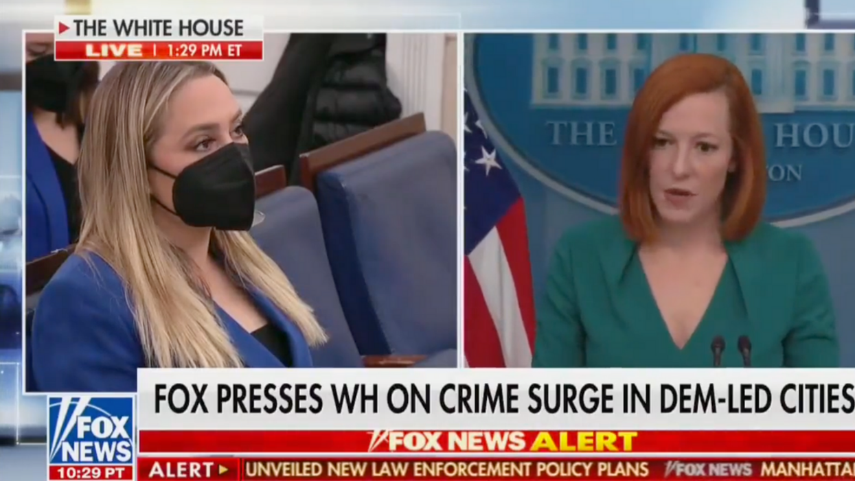 Jen Psaki Expertly Dismantles Fox Reporter's Claim That 'Crime Is Not A Priority' For Biden