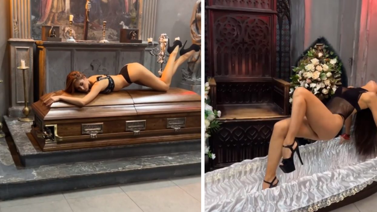 Undertaker Slammed After Using Models In Lingerie In 'Tasteless' Effort To Sell More Caskets