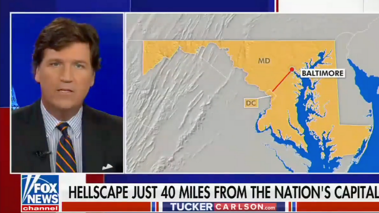 Twitter Rips Tucker Carlson After He Calls Baltimore 'A Little Bit Of Haiti In The Mid-Atlantic' In Racist Rant