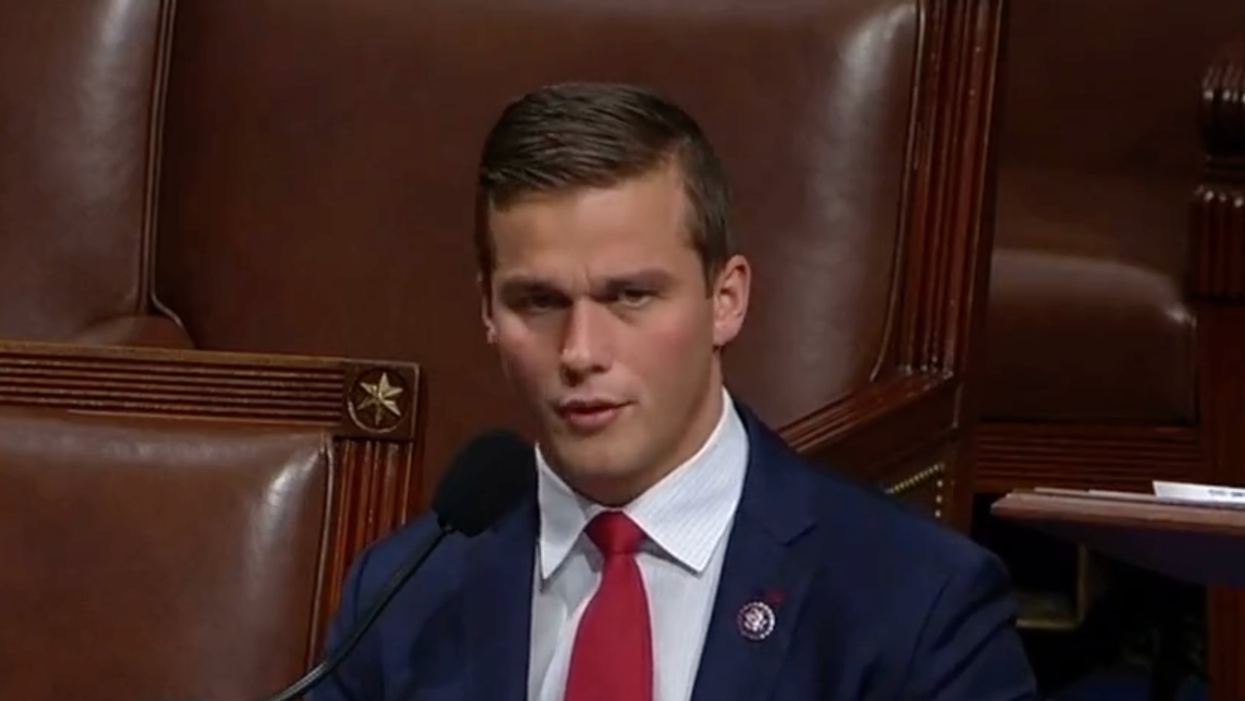 Cawthorn Ripped for Saying 'Geriatric Despot' Biden Deserves the Middle Finger From Troops in Bonkers Floor Speech