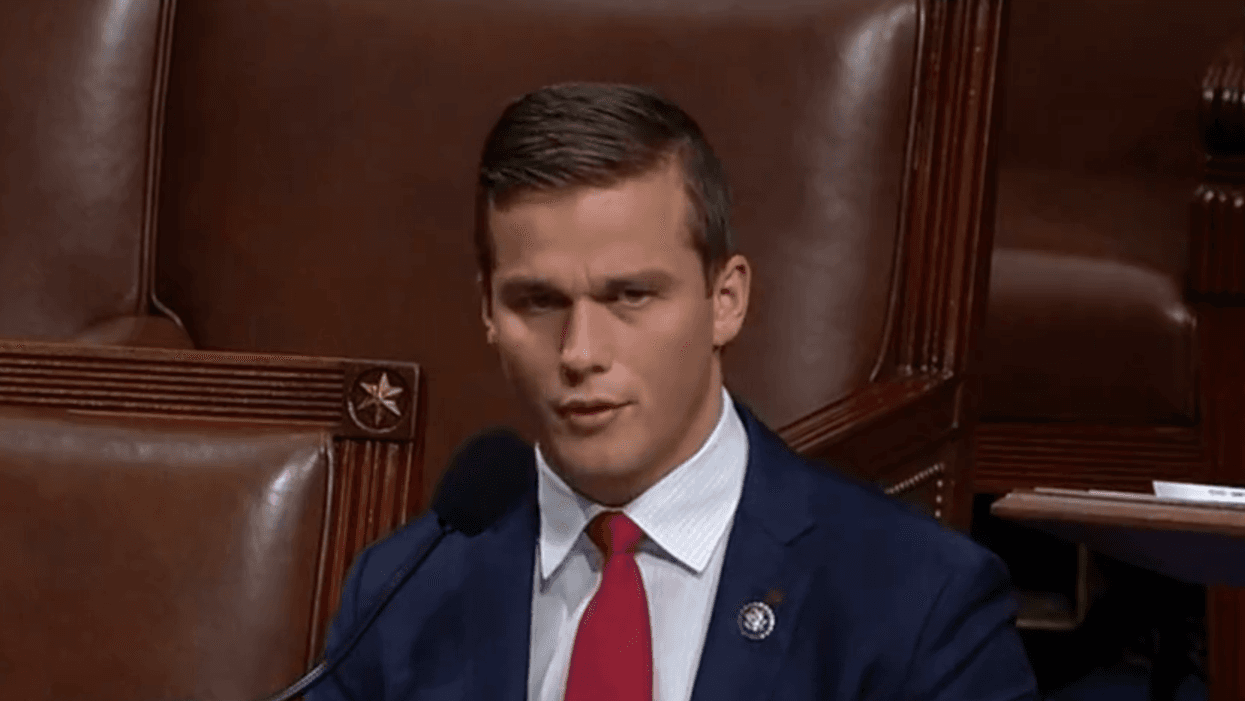 Cawthorn Ripped for Saying 'Geriatric Despot' Biden Deserves the Middle Finger From Troops in Bonkers Floor Speech