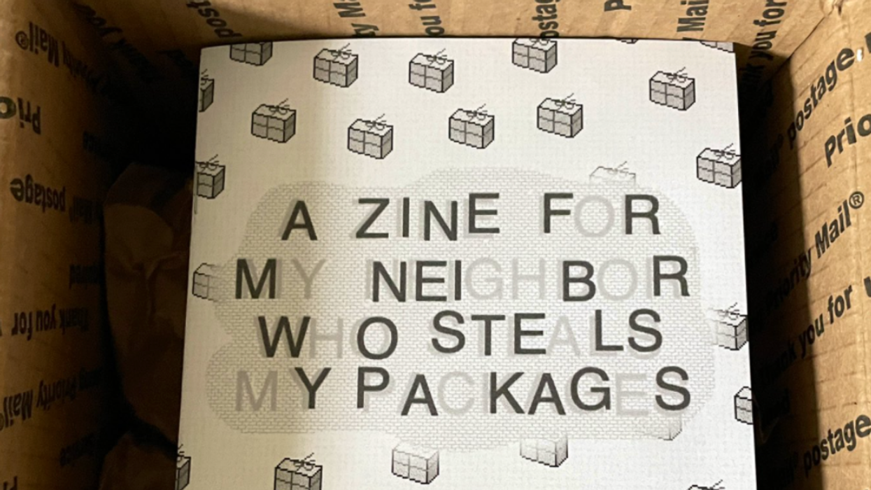 Woman Creates Epic 'Zine' To Call Out Whoever Keeps Stealing Her Packages—And Twitter Is Impressed