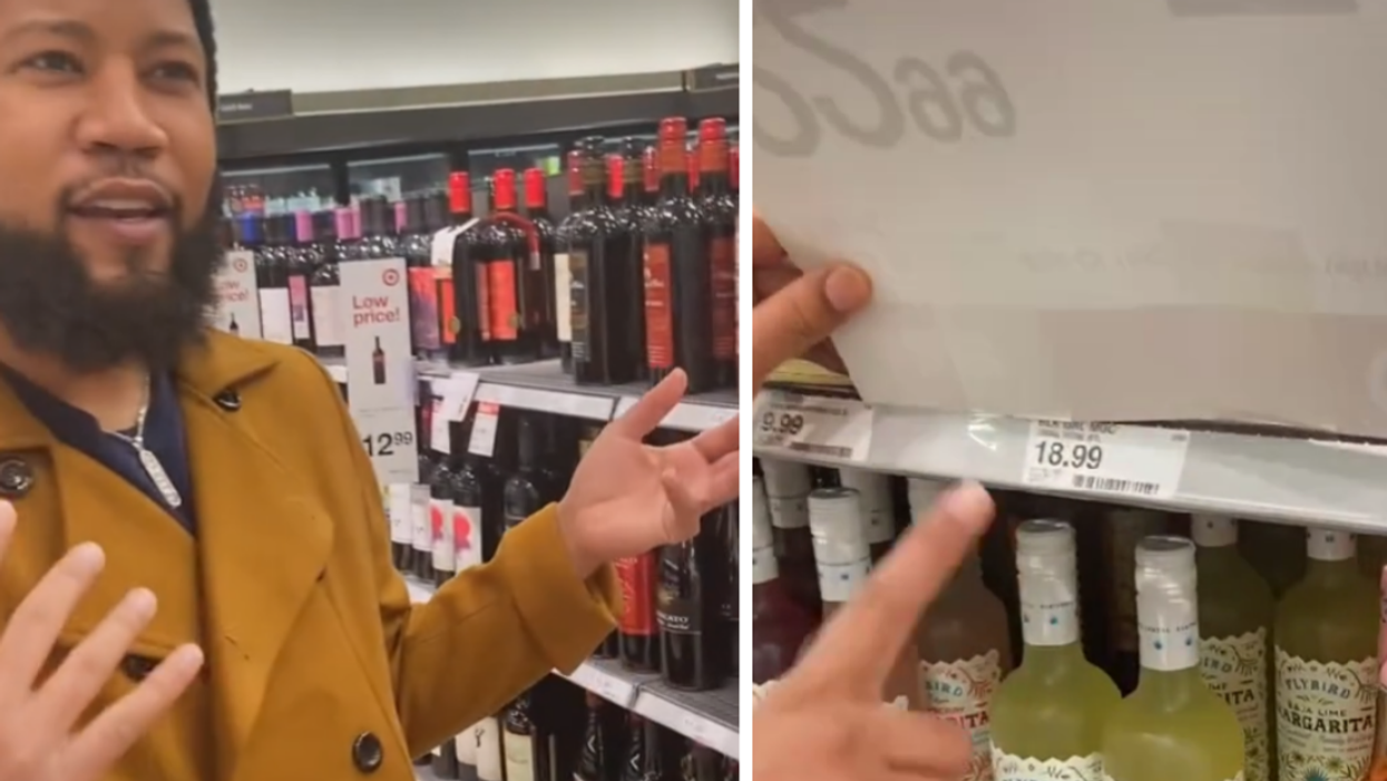 TikToker Calls Out Target After Wine On 'Sale' During Black History Month Costs More Than It Normally Does