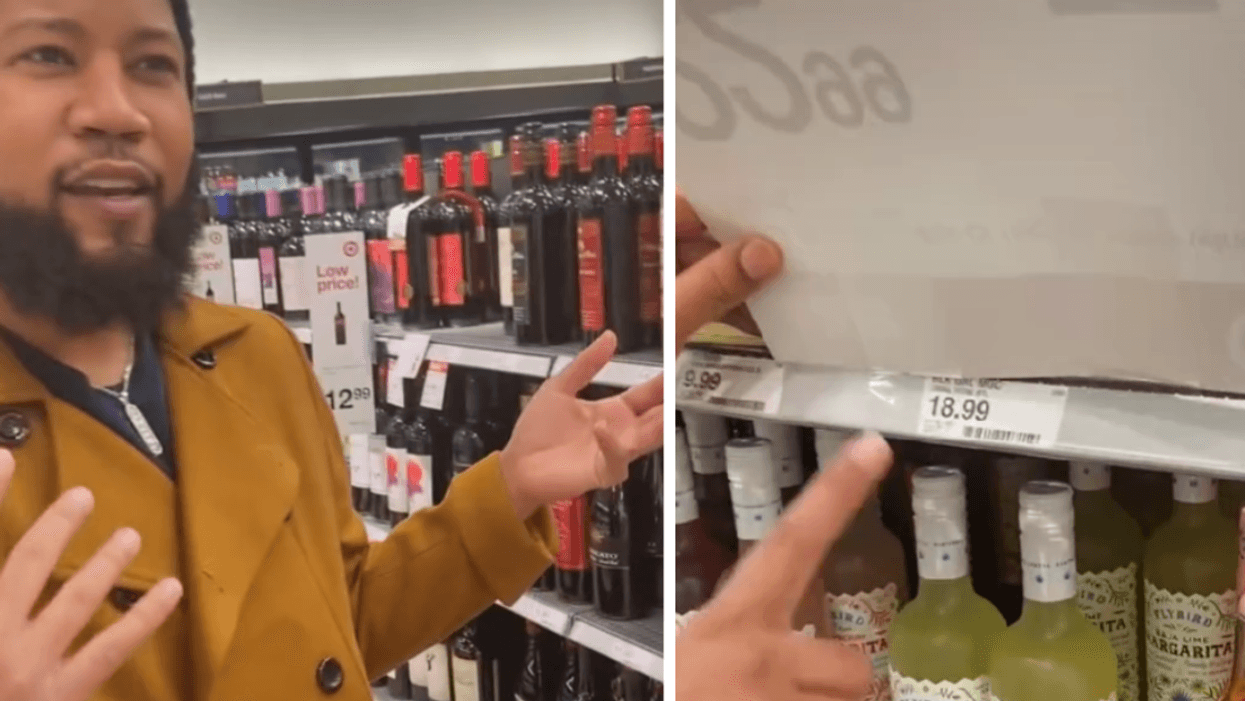 TikToker Calls Out Target After Wine On 'Sale' During Black History Month Costs More Than It Normally Does