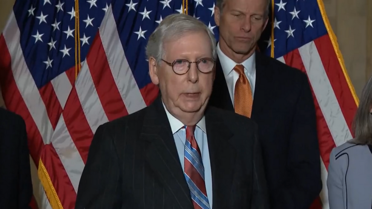McConnell Had a Surprisingly Relatable Reaction to RNC Calling Jan 6 'Legitimate Political Discourse'