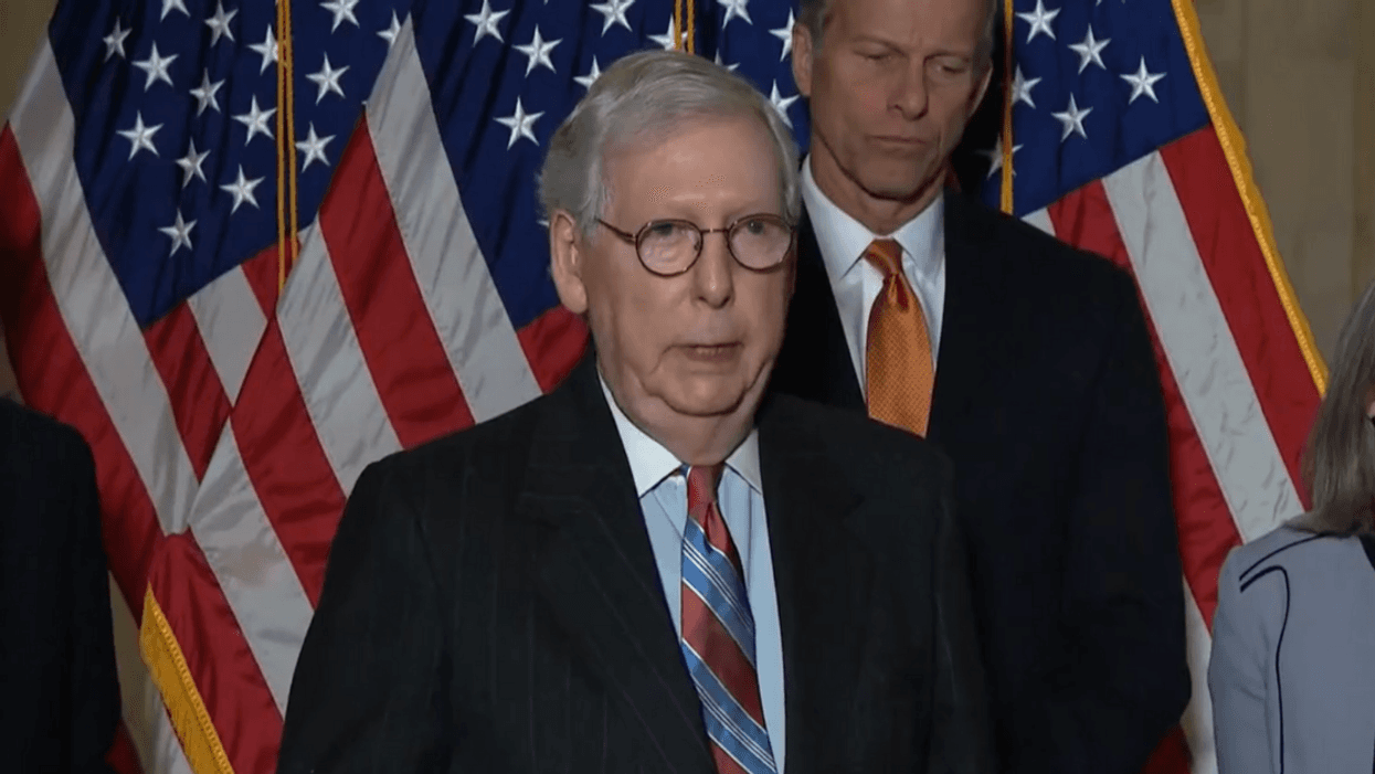 McConnell Had a Surprisingly Relatable Reaction to RNC Calling Jan 6 'Legitimate Political Discourse'