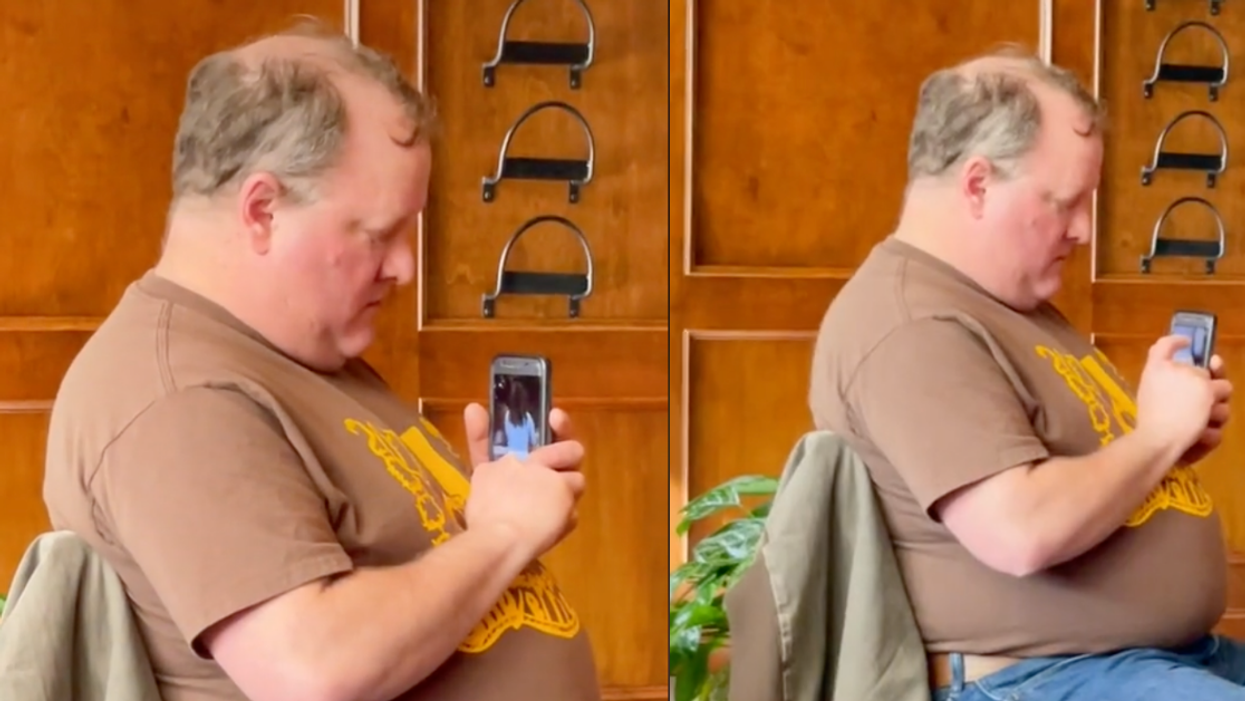 TikToker Sparks Debate After Catching Guy Filming Woman's Rear End On His Phone At Restaurant