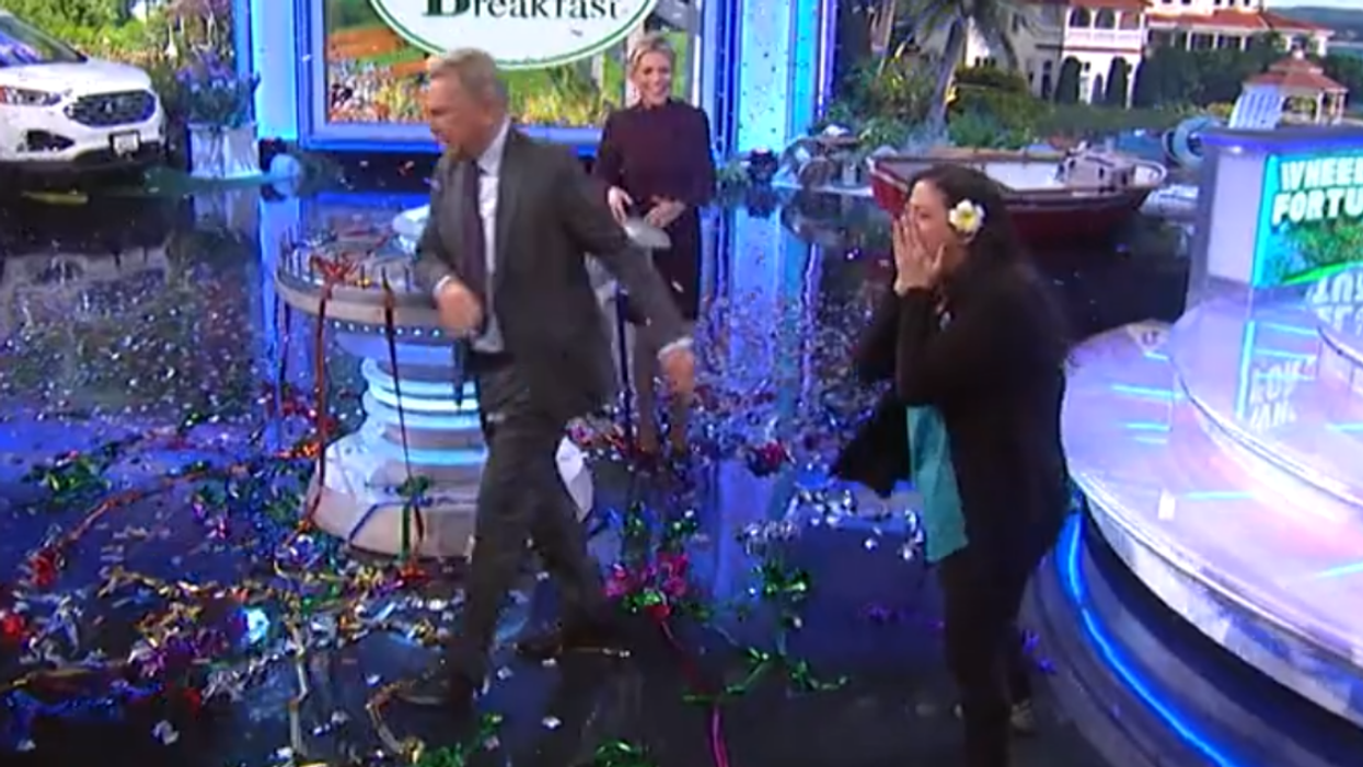 A Stunned Pat Sajak Jokingly Walks Off Set After Third 'Wheel Of Fortune' $100k Winner In A Row