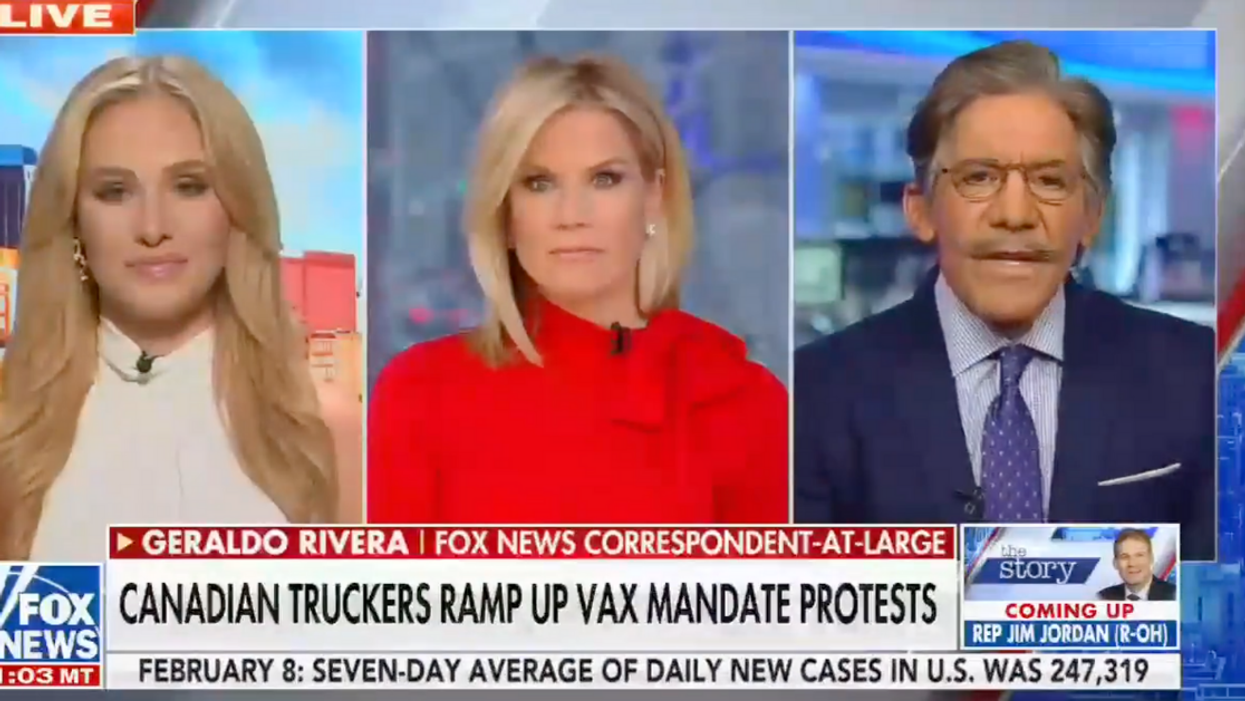 Geraldo Slams 'Appallingly Naïve' Tomi Lahren For Supporting 'Thuggish' Canadian Trucker Protests