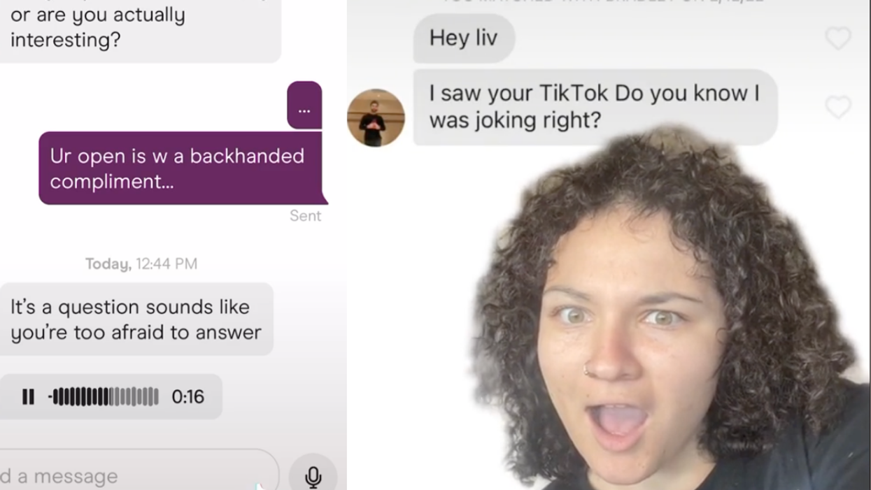 TikToker Puts Guy On Blast After He Calls Her A 'Stiff D*ck' In Rude Dating App Voice Message