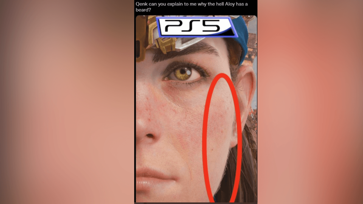 Gamer Roasted Hard After Questioning Why Female Video Game Character Has A 'Beard'