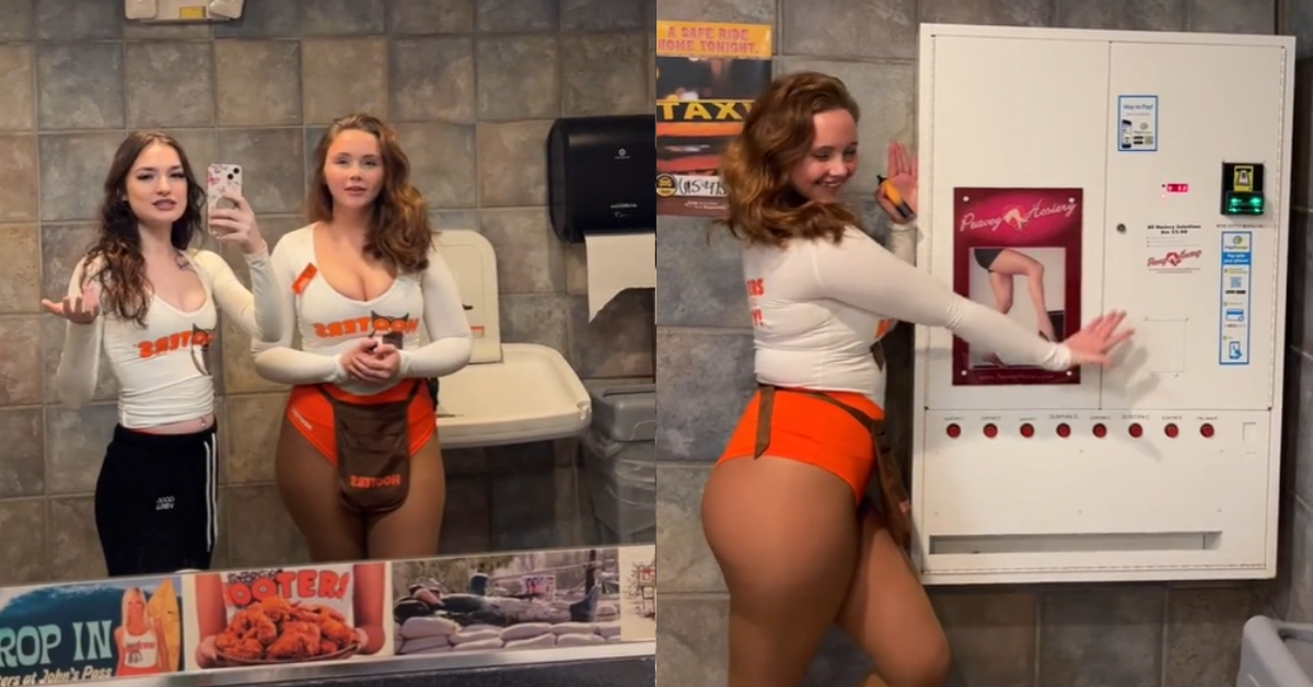 Hooters Criticized After Staff Member Reveals They Have To Buy Tights From A Vending Machine