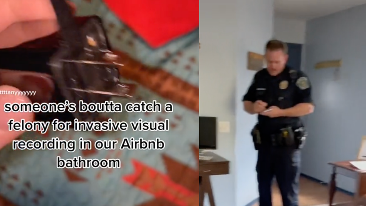 Woman Calls The Cops After Finding A Hidden Camera In The Bathroom Of Her Airbnb Rental
