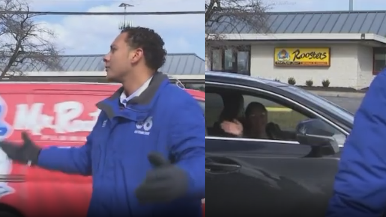 Reporter's News Segment Is Hilariously Interrupted By His Own Mom—And His Reaction Is Priceless