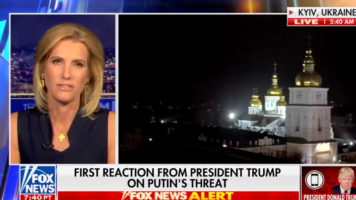 Laura Ingraham Sparks Outrage After Calling Ukraine President's Plea For Peace 'Pathetic'
