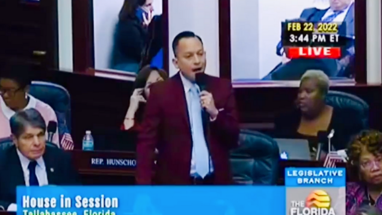 LGBTQ Florida Lawmaker Gets Choked Up In Powerful Speech Opposing 'Don't Say Gay' Bill
