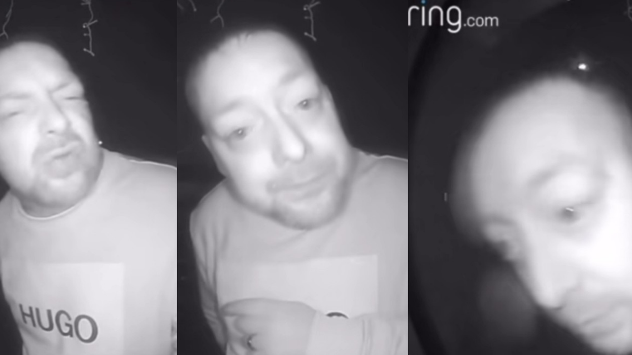 Drunk Guy's Hilarious Doorbell Cam Conversation With His Angry Partner Is An Instant TikTok Hit