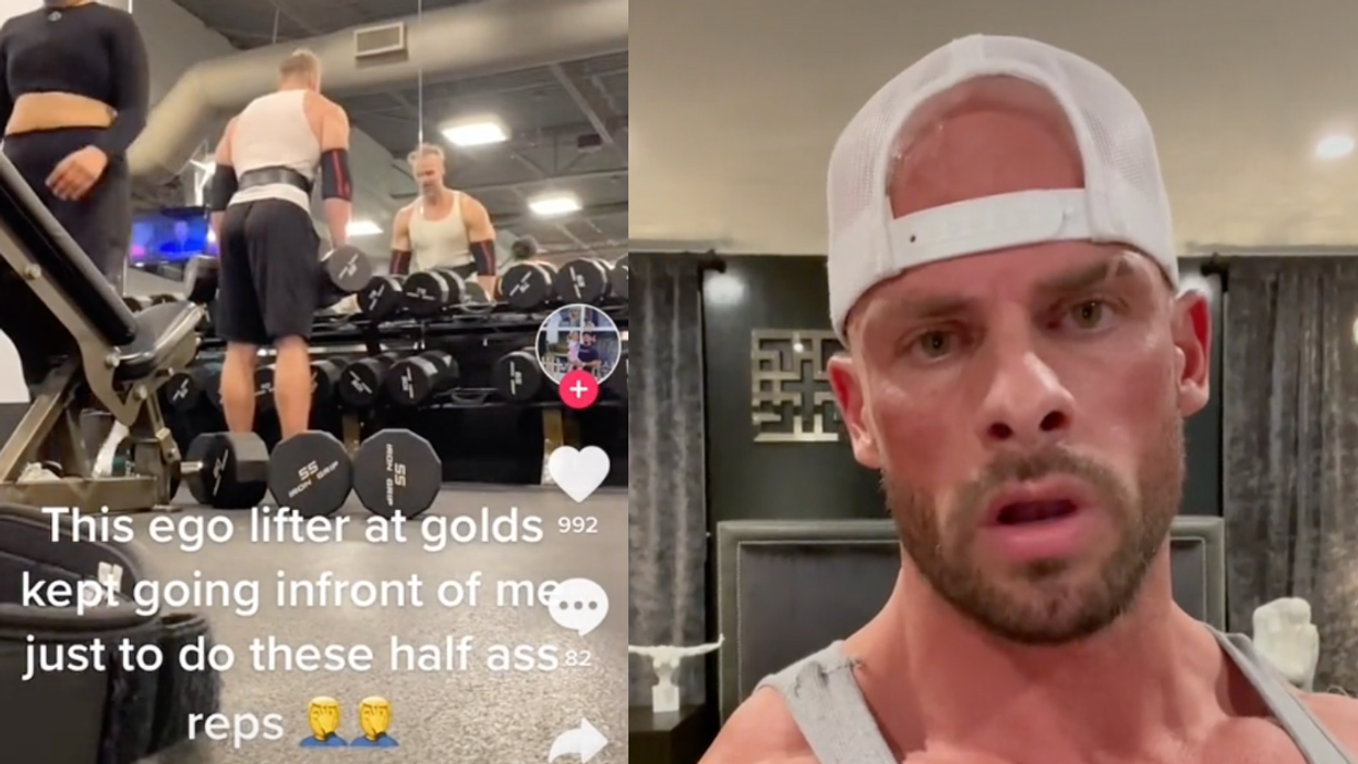 Fitness Expert Schools TikToker Who Tried To Roast 'Ego Lifter' For Doing 'Half A** Reps' At Gym