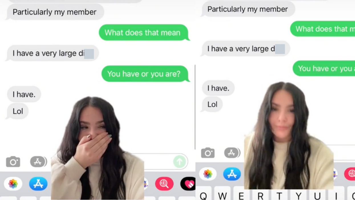 TikToker Has Epic Response After Date Brags About The Size Of His 'Member' Out Of Nowhere