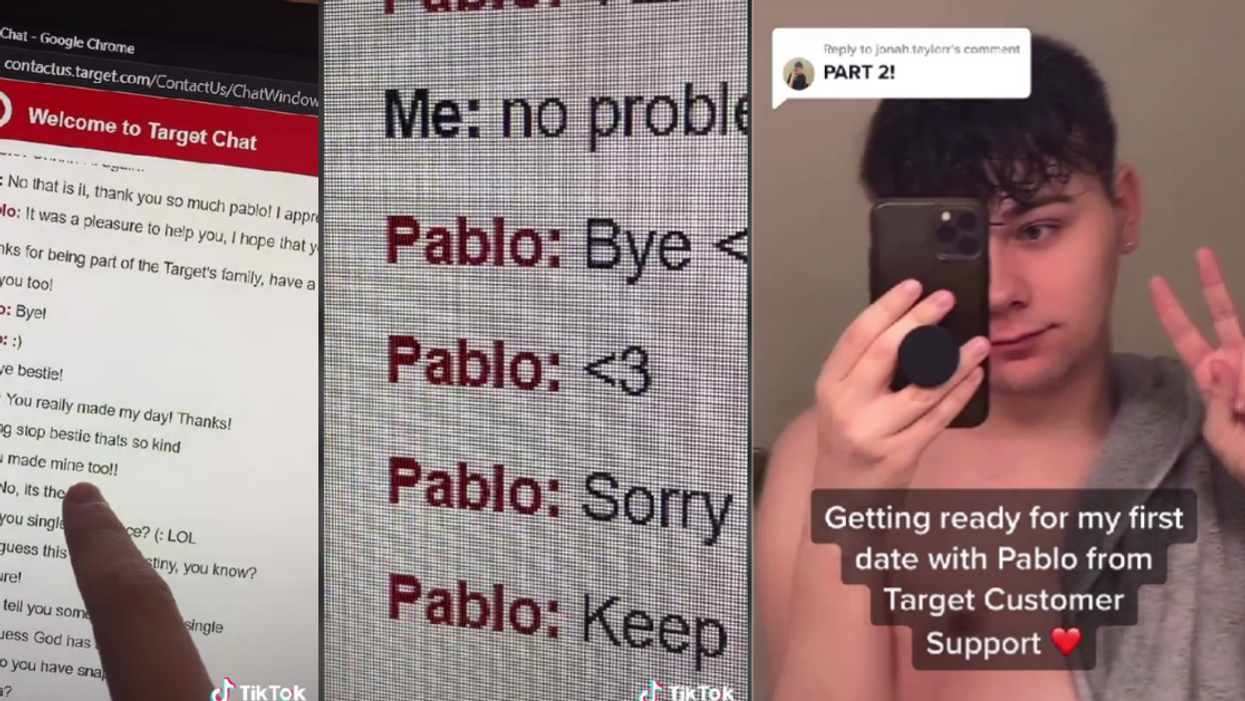 TikToker's Chat With Target Customer Support Turns Surprisingly Romantic In Sweet Viral Video