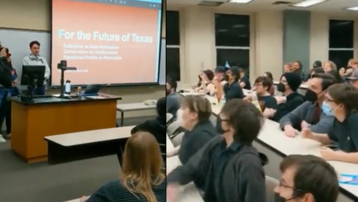 Texas Students Heckle Anti-Trans GOP Candidate With 'F**k These Fascists' Chant After He Comes To Their School