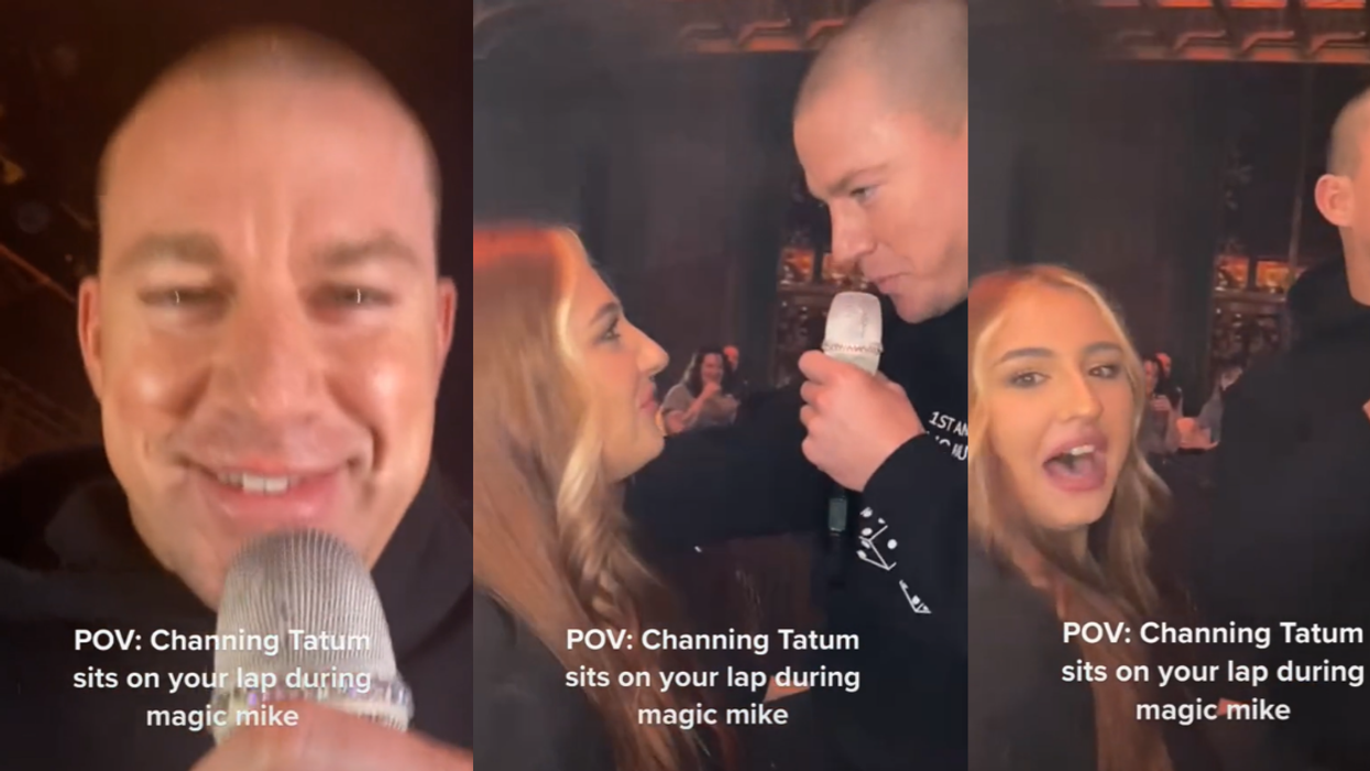 Woman Gets Shock Of Her Life When Channing Tatum Sits On Her Lap At 'Magic Mike Live' Show