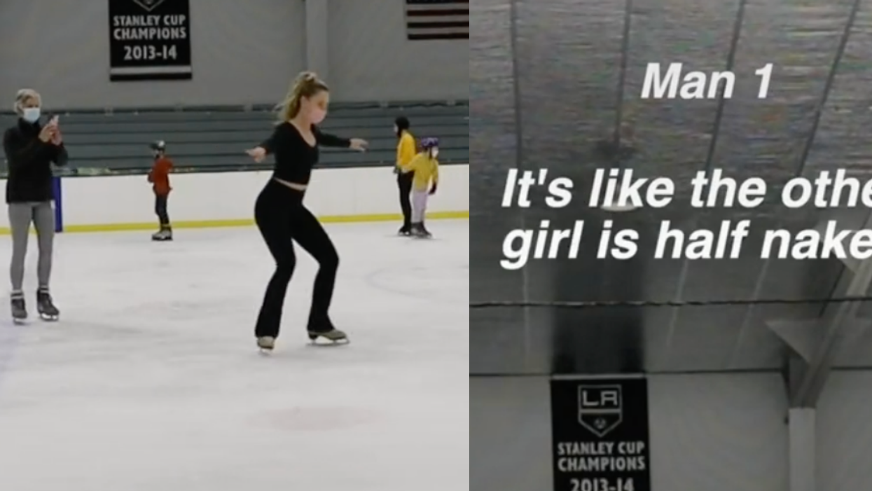 TikToker Catches 'Two Gross Men' Lusting Over Her And Other Young Female Figure Skaters