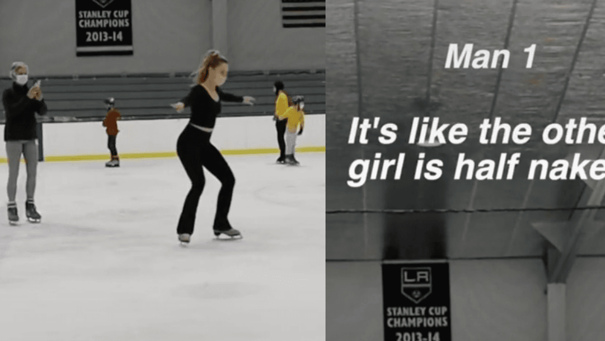 TikToker Catches 'Two Gross Men' Lusting Over Her And Other Young Female Figure Skaters