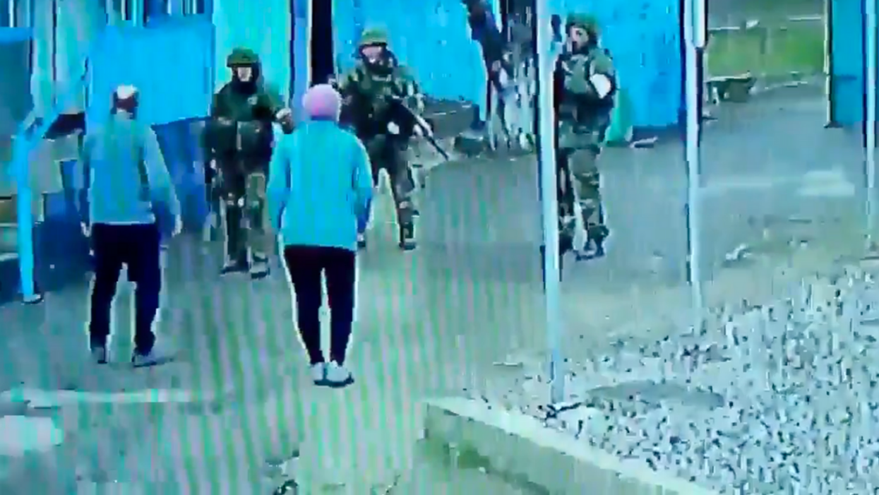 Elderly Ukrainian Couple Is Having None Of It After Russian Soldiers Storm Their Property In Viral Video