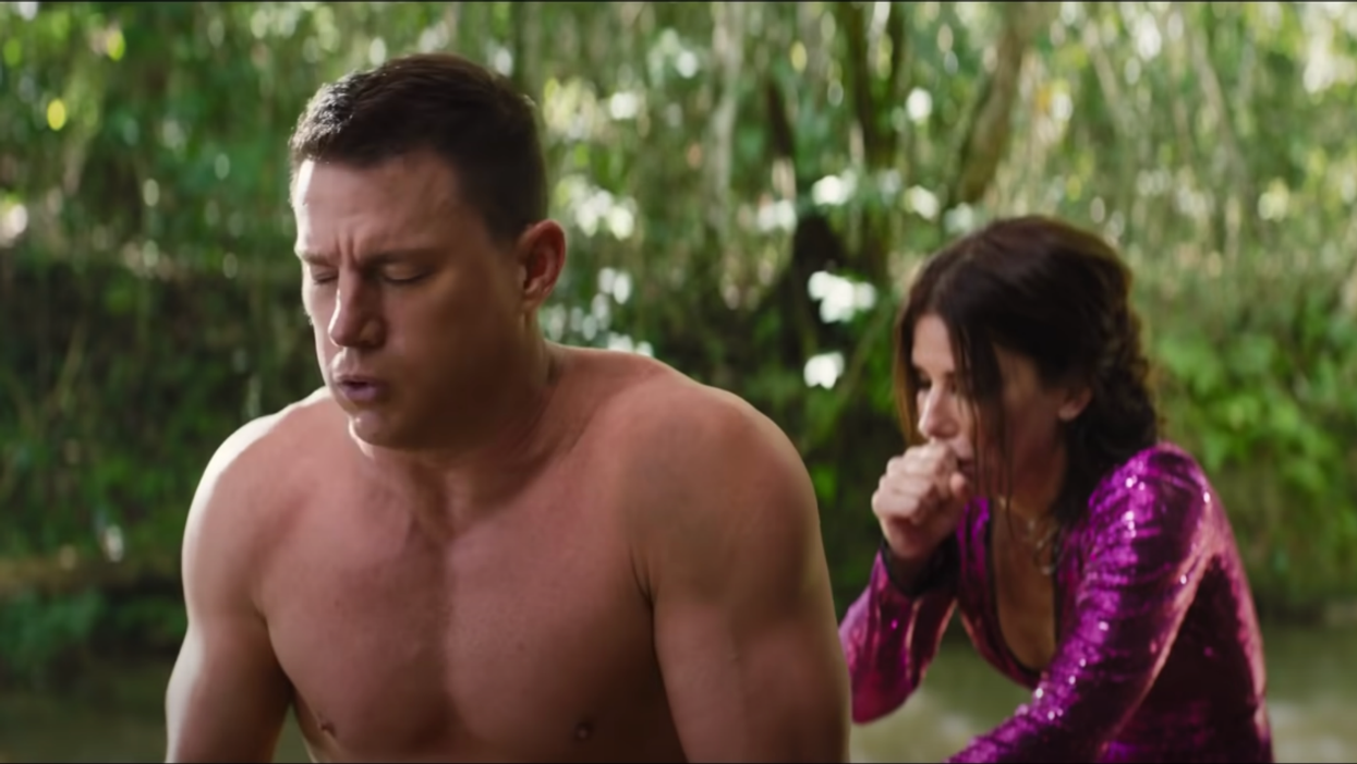 Sandra Bullock Describes Coming 'Face To Face' With Channing Tatum's *Ahem* 'Landscape'—And Hoo Boy