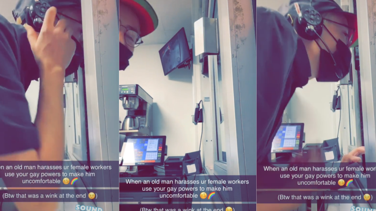 Burger King Employee Uses His 'Gay Powers' To Shut Down Customer Who Harasses Female Coworkers