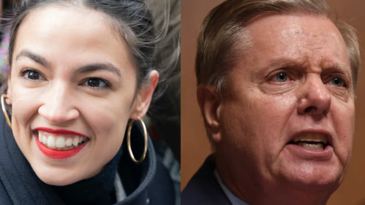 AOC Throws Savage Shade at Lindsey Graham After He Questions Judge Jackson's Faith