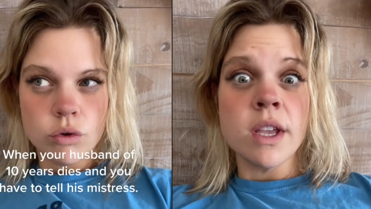 Widow Sparks Debate After Awkward Text Exchange Telling Her Husband's Mistress That He Died