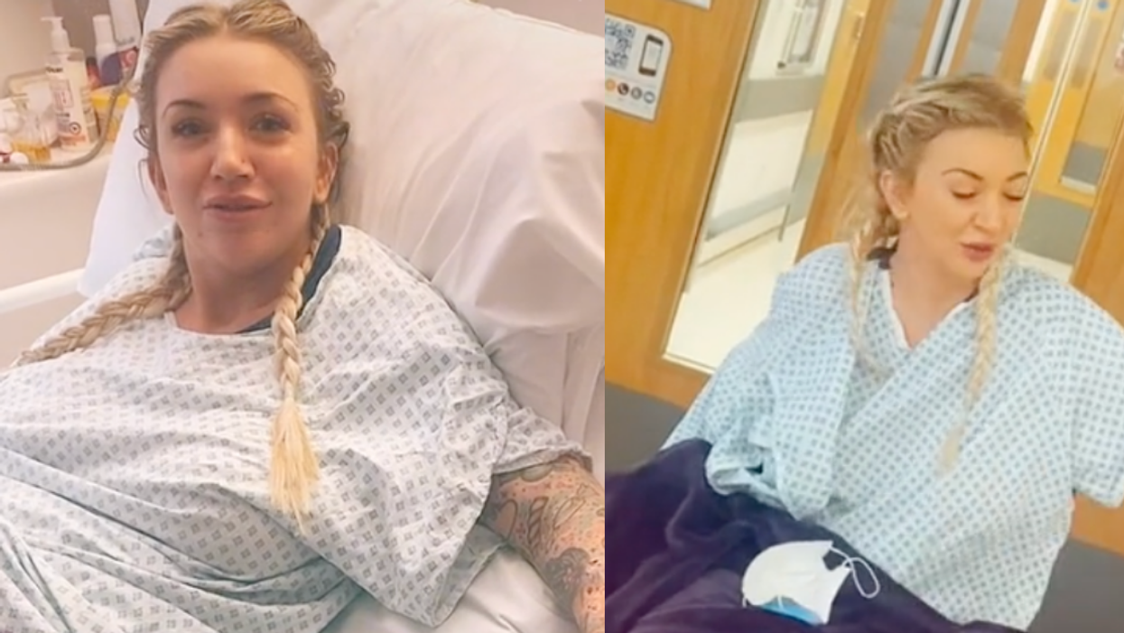 Woman Left With 'Shark Hand' After Doctors Had To Sew It Inside Her Abdomen Due To Sepsis