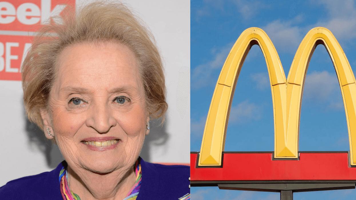 Photo Of Guantanamo Bay McDonald's Flag At Half Mast For Madeleine Albright Weirds Out Twitter