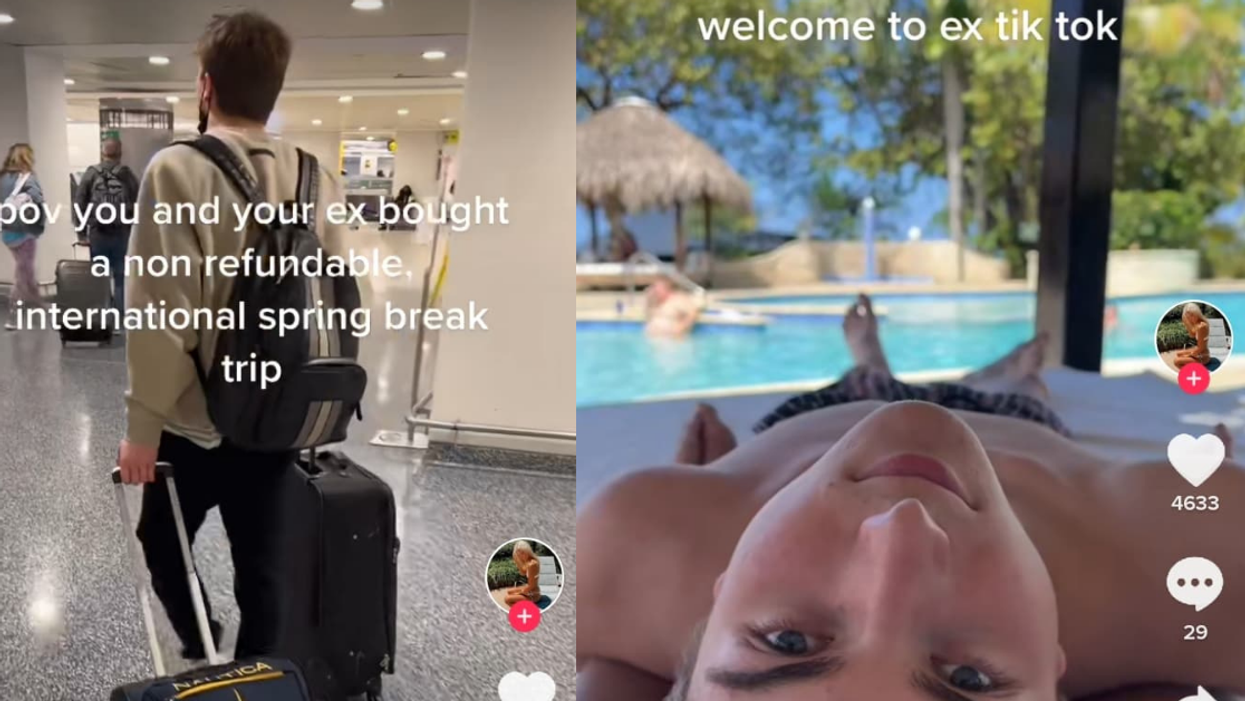 Woman Documents Going On Nonrefundable Tropical Vacation With Her Ex In Viral TikTok Videos