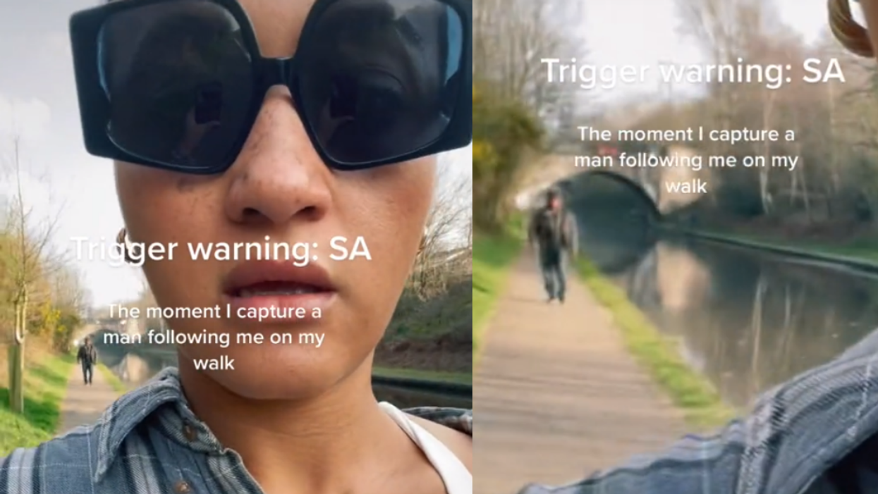 TikToker Sparks Discussion About Women's Safety After Filming Man As He Chases Behind Her
