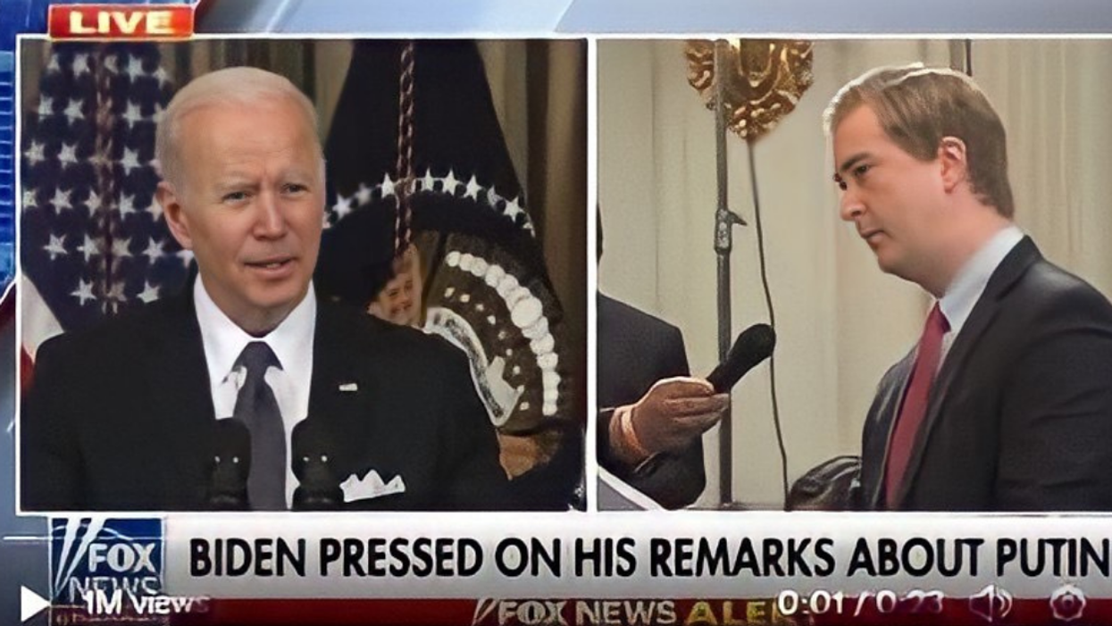 Biden Bluntly Shuts Down Peter Doocy For Asking How He'd Respond If Russia Used Chemical Weapons