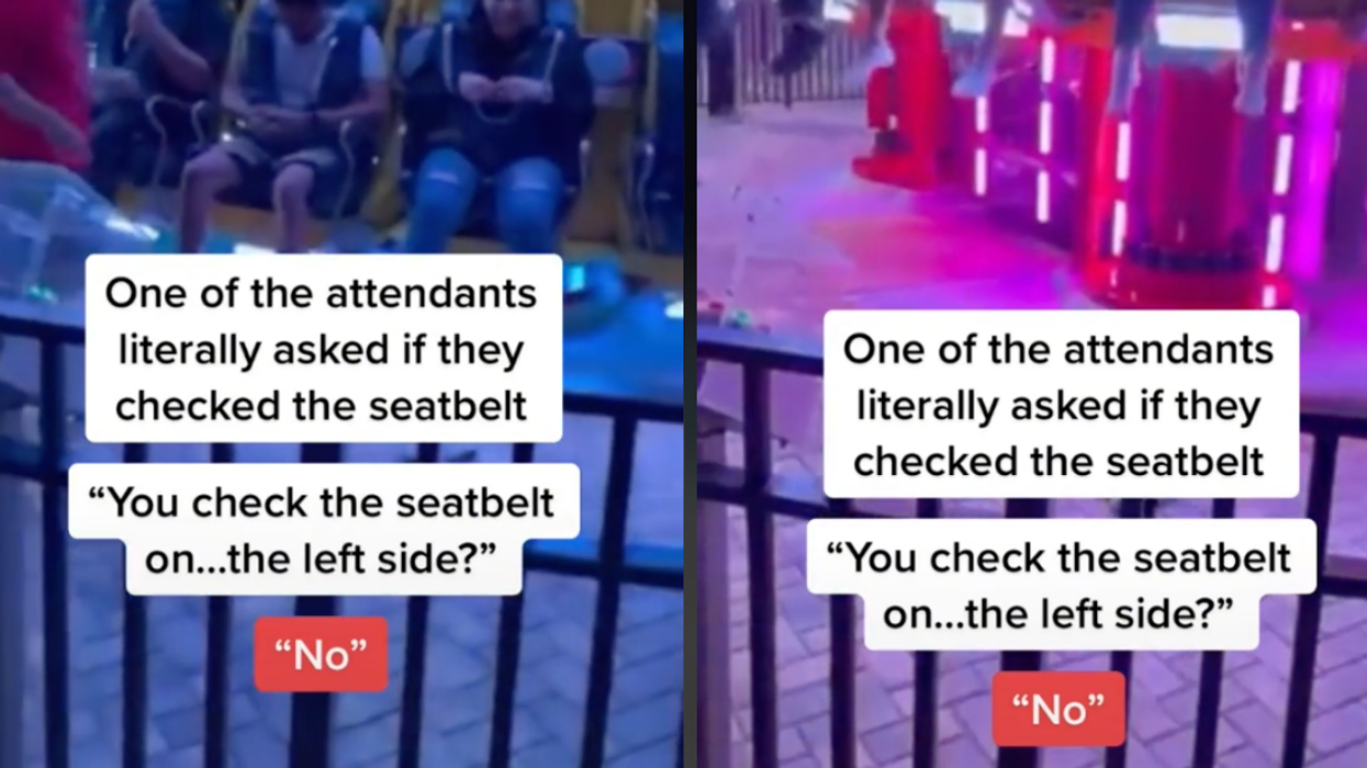 TikTok Video Shows Amusement Park Ride Workers Questioning Seatbelts Before Teen's Fatal Fall