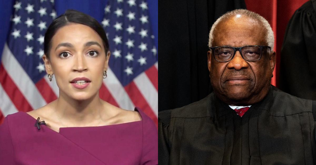 AOC Calls On Clarence Thomas To Resign In Fiery Twitter Thread: 'This Is A Tipping Point'
