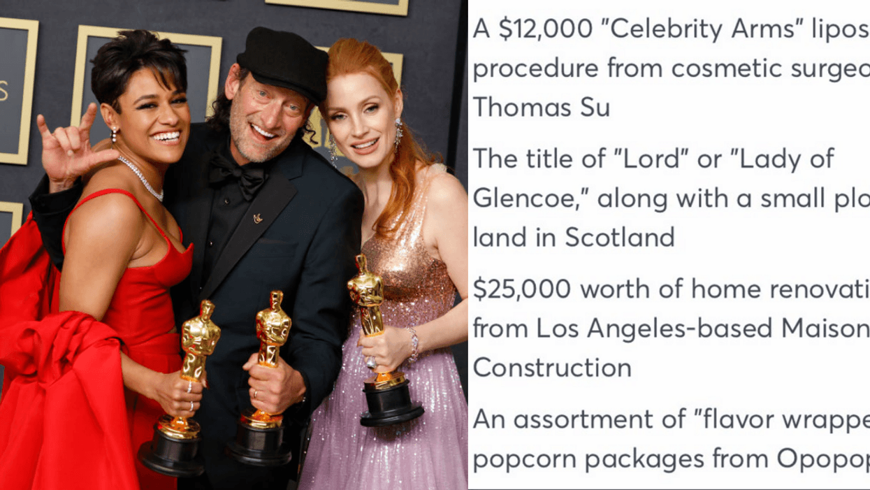 Twitter Floored By What Was In Oscar Nominees' Gift Bags—Including A 'Small Plot Of Land In Scotland'