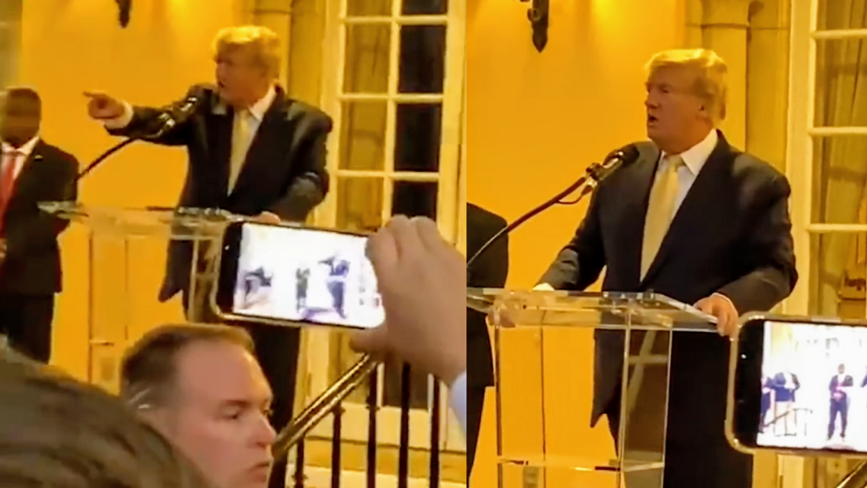 Trump Tells 'Gays For Trump' Supporters 'You Don't Look Gay' In Mind-Numbing Rally Video