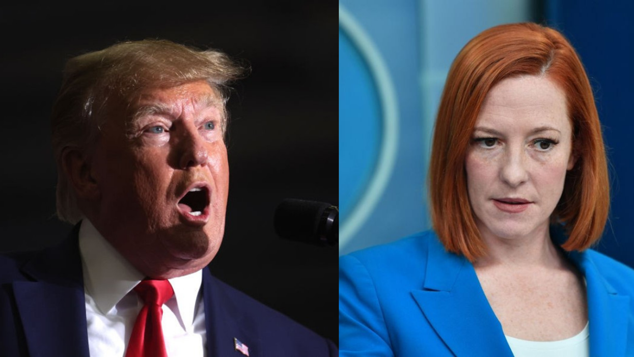 Trump Slammed For Joking Jen Psaki Is Going To MSNBC 'Because They Need A Redhead'