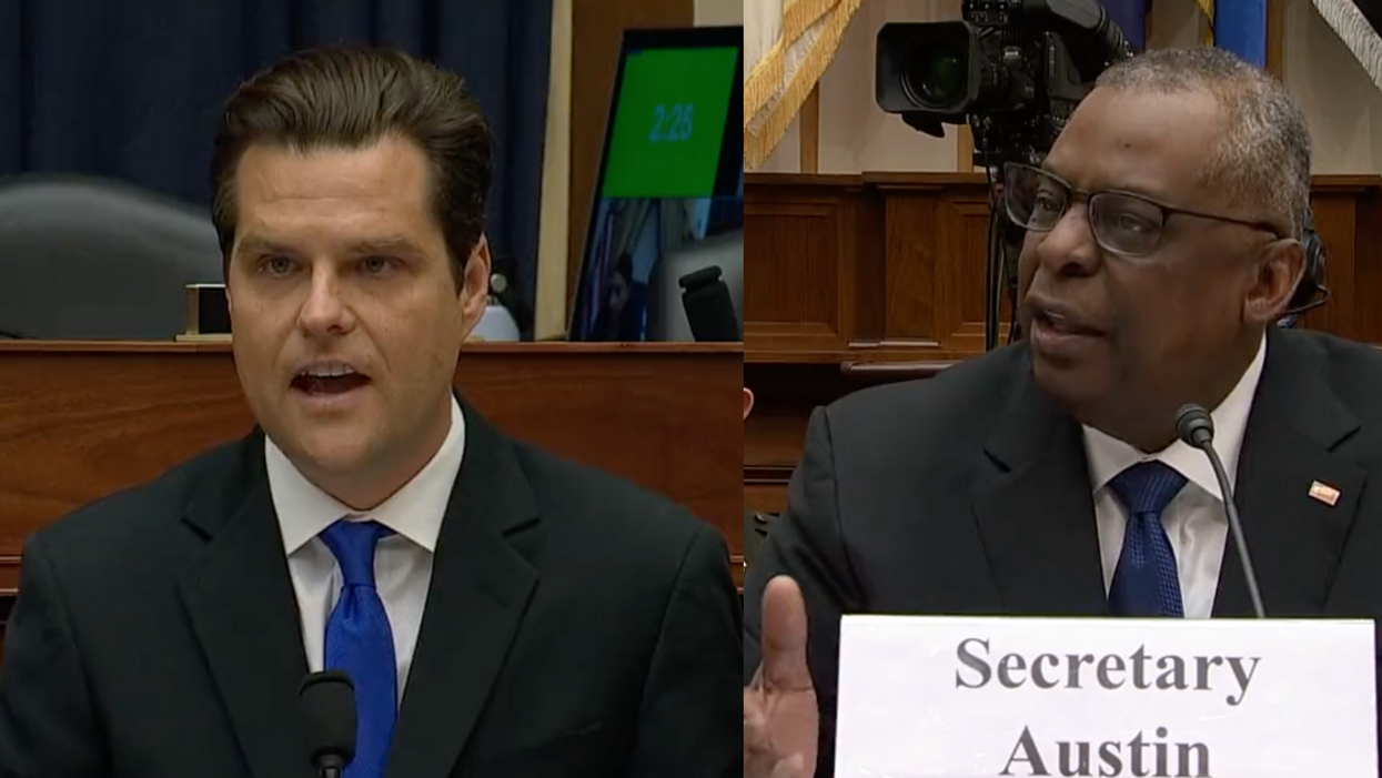 Matt Gaetz Slammed For Throwing Tantrum About 'Wokeism' In Tense Exchange With Defense Secretary