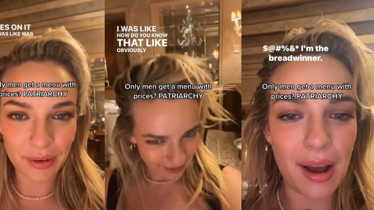 Woman Calls Out 'Bougie' Restaurant For Only Giving Her Boyfriend A Menu With Prices On It
