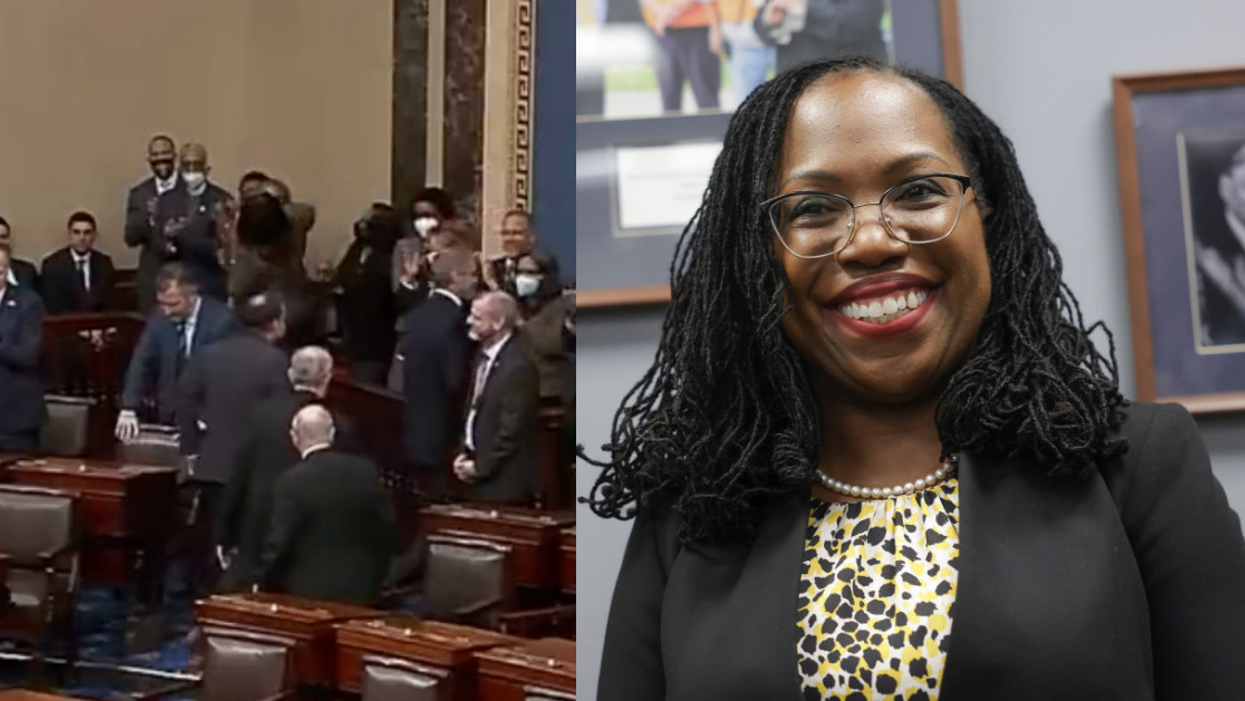 Republicans Blasted For Walking Out During Applause After Ketanji Brown Jackson Is Confirmed