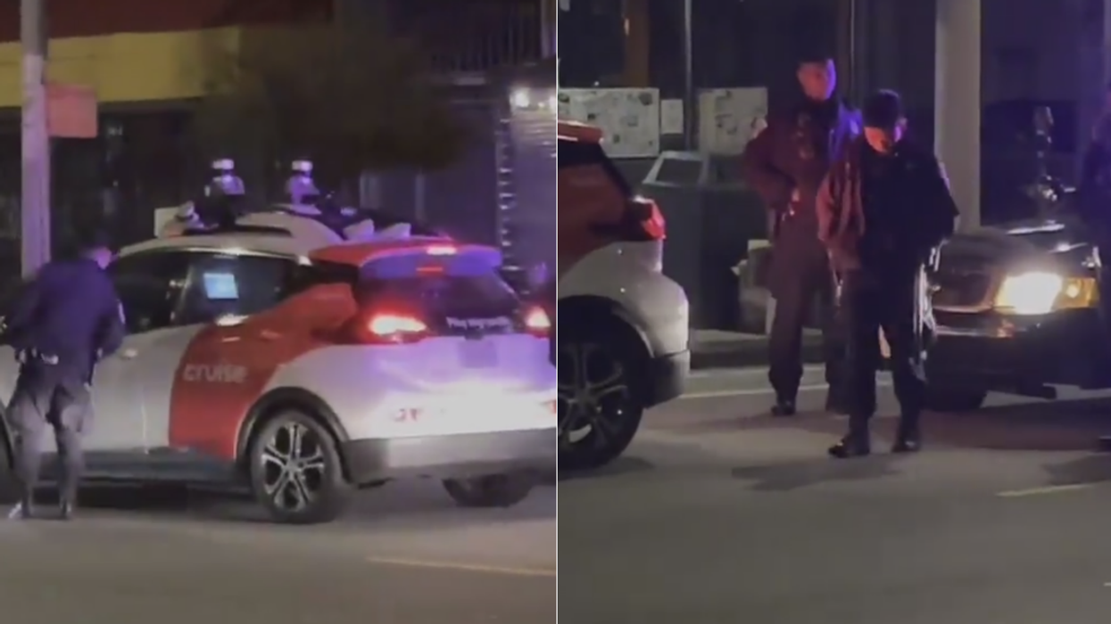 Cops Baffled After Pulling Over Driverless Car For Not Having Its Lights On—And The Future Is Now