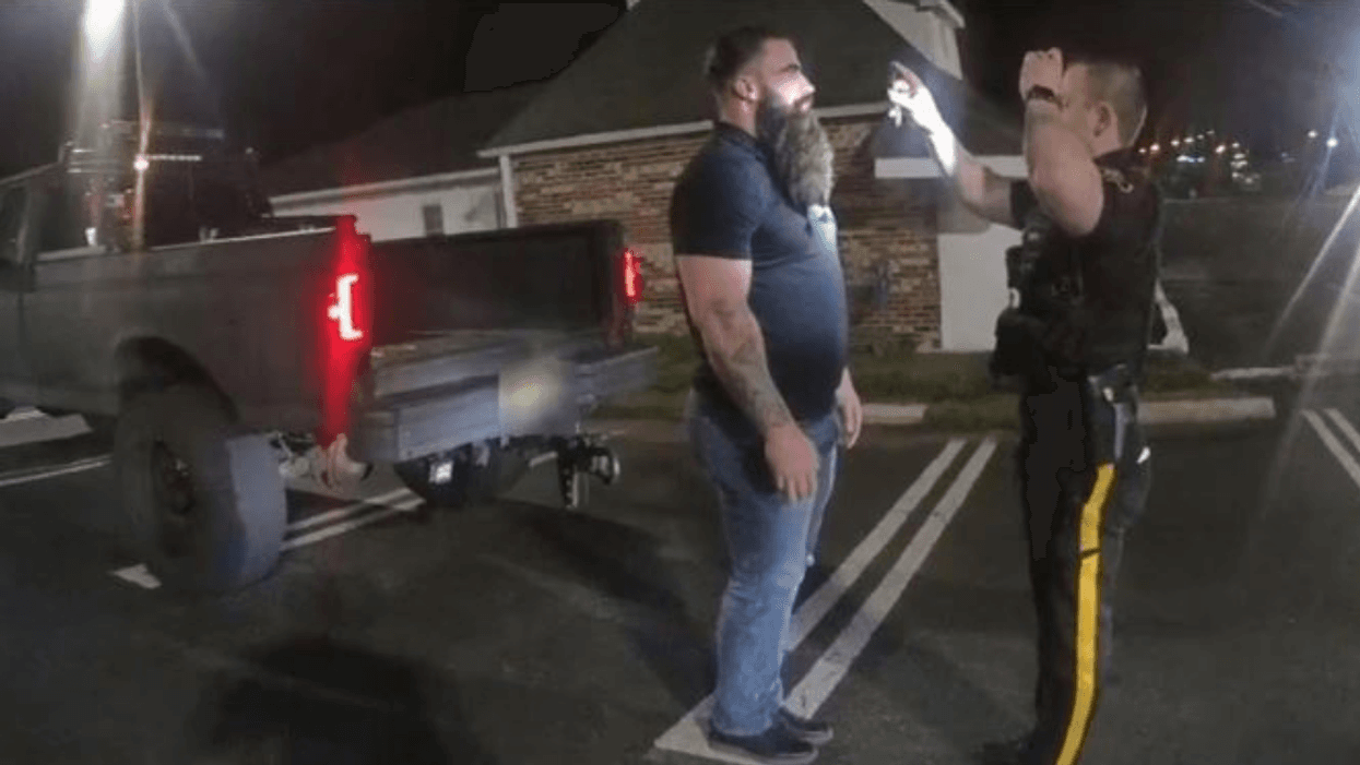 MAGA-Loving Gym Owner Informs Cops He's Running For Congress After Failing Sobriety Test