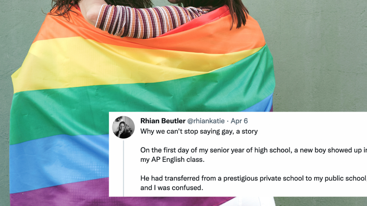 Woman Pens Powerful And Personal Viral Twitter Thread About Why We 'Can't Stop Saying Gay'
