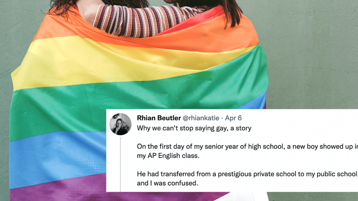Woman Pens Powerful And Personal Viral Twitter Thread About Why We 'Can't Stop Saying Gay'